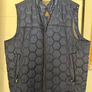 Pure Navy Brand Men's Navy Quilted Vest XXL
